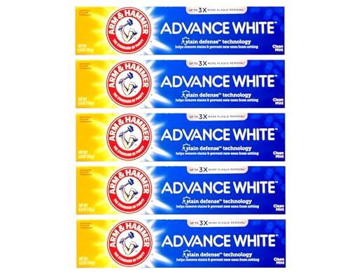 Image 1 of Default Title for the product ARM & HAMMER Advance White Extreme Whitening Toothpaste Clean Mint - 6 Oz- Pack of 5
