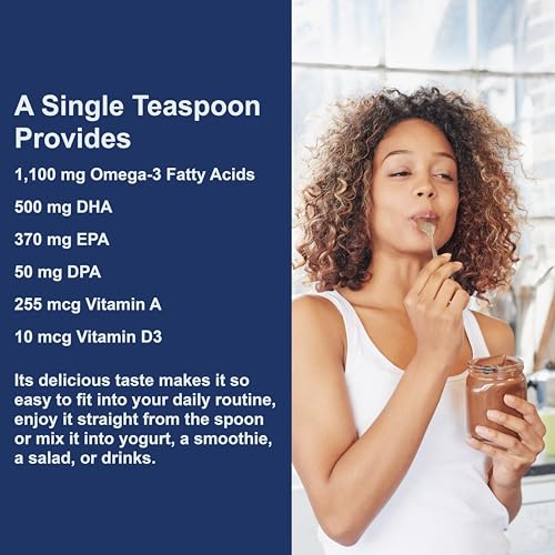 Image 5 of Carlson Cod Liver Oil, 1100 mg, Omega-3s, Unflavored, 500 mL (16.9 Fl Oz)