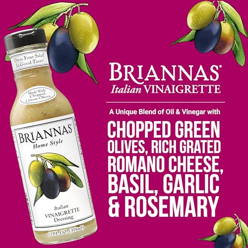 Image 3 of BRIANNAS Home Style Italian Vinaigrette Dressing, Gluten Free, 12 oz