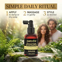 Thumbnail for Image 7 of PURA D'OR Advanced Peptide Scalp Serum for Fuller-Looking Hair, 3.38oz