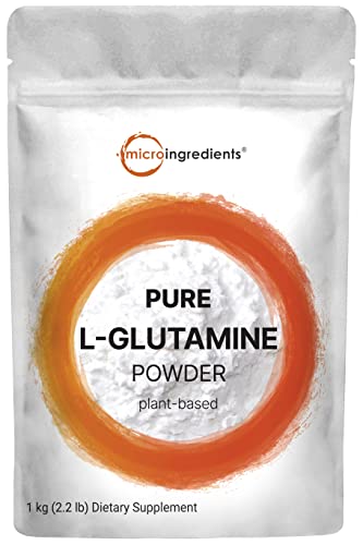 Image 1 of Default Title for the product Micro Ingredients Pure L-Glutamine Powder, 2.2lbs (1kg)