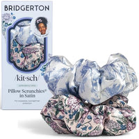 Thumbnail for Image 32 of Toile De Blue for the product Kitsch Satin Scrunchies for Women