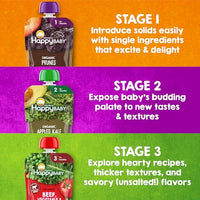 Thumbnail for Image 5 of Happy Baby Clearly Crafted Stage 2 Fruit & Veggie Variety Pack 4oz (16)