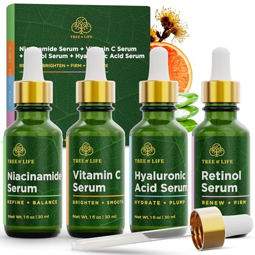 Image 1 of Default Title for the product Tree of Life Face Serum Skin Care Set of 4