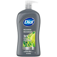 Thumbnail for Image 2 of Recharged / 32 Fl Oz (Pack of 1) for the product Dial Men 3-in-1 Body, Hair and Face Wash