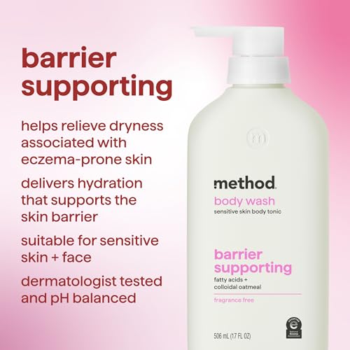 Image 3 of Method Barrier Supporting Body Wash, Fragrance-Free, 17 fl oz