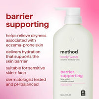 Thumbnail for Image 3 of Method Barrier Supporting Body Wash, Fragrance-Free, 17 fl oz