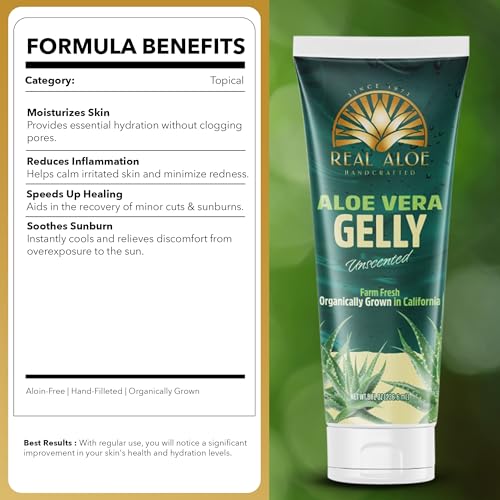 Image 7 of Real Aloe Aloe Vera Gelly (8 fl oz)