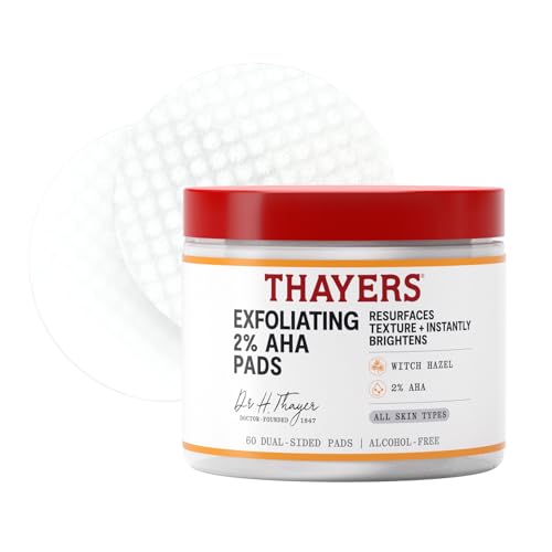 Image 1 of Default Title for the product THAYERS Exfoliating 2% AHA Toner Pads, 60 Count