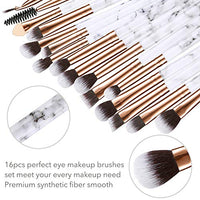 Thumbnail for Image 2 of DUAIU Eye Makeup Brushes 16Pcs Set with Pink Cosmetic Bag