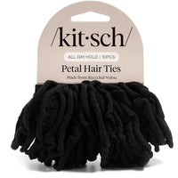 Thumbnail for Image 1 of Default Title for the product Kitsch Petal Hair Ties No Damage - Black, 10pcs