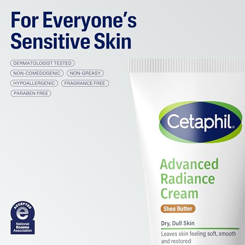 Image 6 of Cetaphil Advanced Radiance Face Cream, Shea Butter, Fragrance Free, 6oz