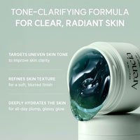 Thumbnail for Image 5 of ARENCIA Glow Hyssop Overnight Face Mask Serum - hydrating & Anti-Aging Serum for younger looking Korean Glass Skin, Vitamin A, C, E, Niacinamide, Peptide