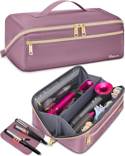 Image 9 of Grey Pink / Standard for the product Mancro Hair Tools Travel Bag Compatible with Shark Flexstyle