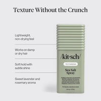 Thumbnail for Image 5 of Kitsch Sea Salt Spray for Men and Women - With Rosemary & Biotin - 177 mL