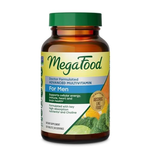 Image 2 of 120 Count (Pack of 1) for the product MegaFood Advanced Multivitamin for Men, Doctor Formulated, 60 Tablets