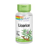 Thumbnail for Solaray Licorice 450 mg 100 Veg Caps