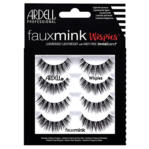Image 5 of Faux Mink Wispies / 4 pair (Pack of 1) for the product Ardell Faux Mink Lashes False Eyelashes
