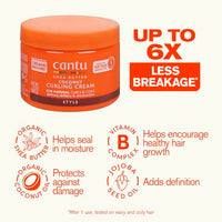 Thumbnail for Image 5 of Cantu Coconut Curling Cream with Shea Butter for Natural Hair, 12 oz