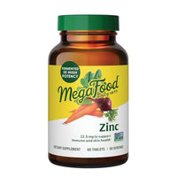 Thumbnail for Image 2 of 60 Count (Pack of 1) for the product MegaFood Zinc Bisglycinate, High Absorption, Immune Support, 120 Tablets
