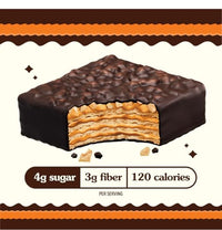 Thumbnail for Image 6 of RIP VAN Dark Chocolate Peanut Butter Wafer Bars, 16 Count