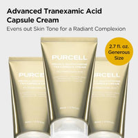 Thumbnail for Image 2 of PURCELL TXA Capsule Cream with 5% Tranexamic Acid + 5% Niacinamide – L-Glutathione Antioxidant Moisturizer for Even-Toned Skin, Reduces Dullness & Uneven Skin Tone, All Skin Types (2.71 fl oz / 80ml)
