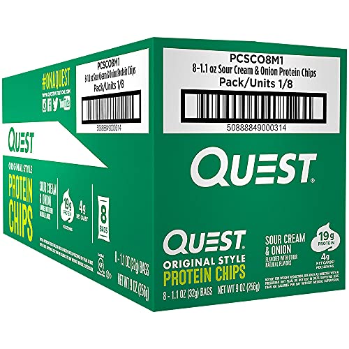 Image 5 of Quest Protein Chips - Sour Cream & Onion (8 Bags)