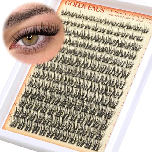 Image 4 of ZA-natural classic clusters for the product Goddvenus Eyelash Extensions Wispy Natural DIY C Curl Individual Lashes Clusters