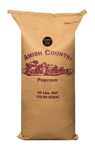 Image 10 of 50 Pound (Pack of 1) for the product Amish Country Popcorn Rainbow Popcorn Kernels