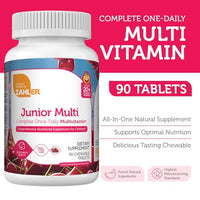 Thumbnail for Image 4 of Zahler Junior Multi Children's Complete Multivitamin Cherry 90 Chewable Tablets