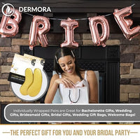 Thumbnail for Image 3 of DERMORA Golden Glow Under Eye Patches 20 Pairs and Original Foot Peel Masks 2 Pack