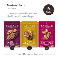 Thumbnail for Image 2 of Sahale Snacks Glazed Mix Nut Blend Variety Pack, 4 Oz Grab & Go Bags