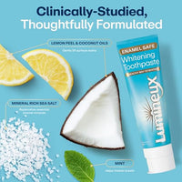Thumbnail for Image 6 of Lumineux Teeth Whitening Toothpaste, Peroxide Free, 3.75 oz, 2 Pack