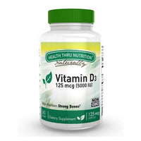 Thumbnail for Health Thru Nutrition Vitamin D3 5000 iu 360 Softgel