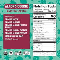 Thumbnail for Image 2 of Skout Organic Almond Cookie Kids Snack Bars (18 Pack)