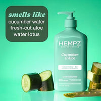 Thumbnail for Image 5 of Hempz Body Lotion - Cucumber & Aloe Herbal Limited Edition 17 Fl Oz