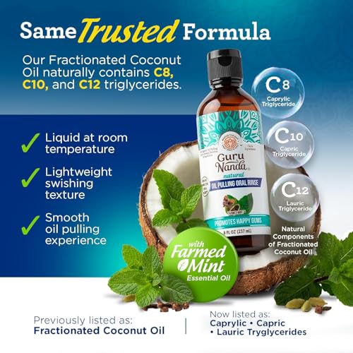 Image 8 of GuruNanda Oil Pulling Mouthwash with Vitamins