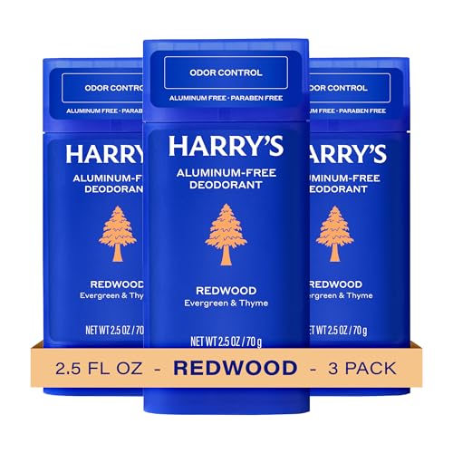 Image 1 of Default Title for the product Harry's Aluminum Free Deodorant for Men - Redwood - 2.5 oz (3 Pack)