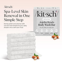 Thumbnail for Image 2 of Kitsch Jojoba Beads Exfoliating Body Wash Bar w/Shea Butter & Aloe – 4 oz