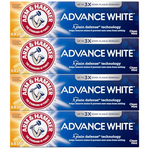 Image 1 of Default Title for the product ARM & HAMMER Advance Whitening Toothpaste .9 Oz Travel Size 4 Pk.