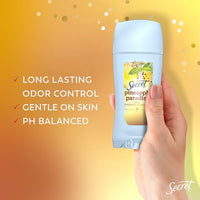 Thumbnail for Image 2 of Secret Antiperspirant Deodorant for Women, Pineapple Paradise Scent, 2.6 oz