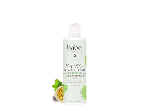 Image 1 of Default Title for the product Babo Botanicals Swim & Sport Citrus Mint & Passion Fruit Shampoo & Wash 180 ml