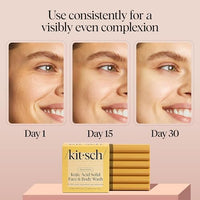 Thumbnail for Image 4 of Kitsch Kojic Acid Soap – Turmeric Soap Bar – 4 oz