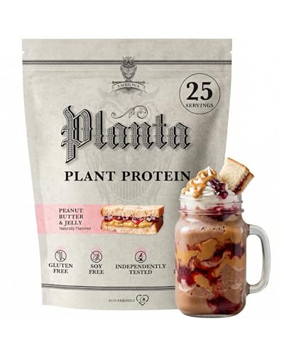 Image 2 of Peanut Butter & Jelly for the product Ambrosia Plant Based Protein Powder