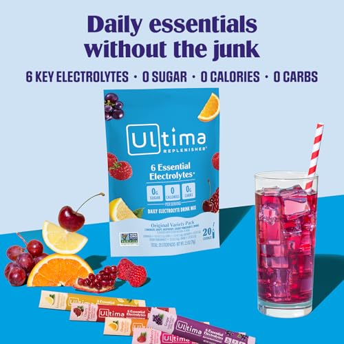 Image 3 of Ultima Replenisher Daily Electrolyte Powder Drink Mix ? Sugar Free ? Mocktini Variety and Original Variety, 36 Stickpacks