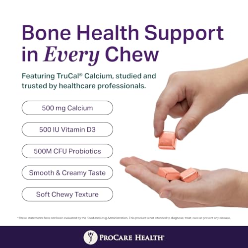 Image 4 of ProCare Health TruCal Calcium Soft Chews ? Peaches & Cream Flavor | 30 Count