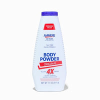Thumbnail for Image 1 of Unscented / 11 Ounce (Pack of 1) for the product AMMENS Ammens Original Body Powder - Talc Free Body Powder with Naturally Derived Cornstarch - Free from Dye and Parabens - Soothes Itchy Skin - 11 oz