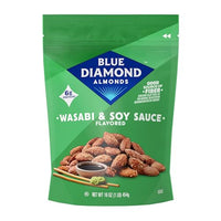 Thumbnail for Image 1 of Default Title for the product Blue Diamond Almonds Wasabi and Soy Sauce Snack Nuts, 16 oz, Pack of 1