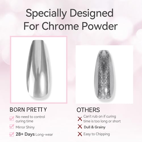 Image 2 of Born Pretty Top Gel for Chrome Nail Powder 15ml