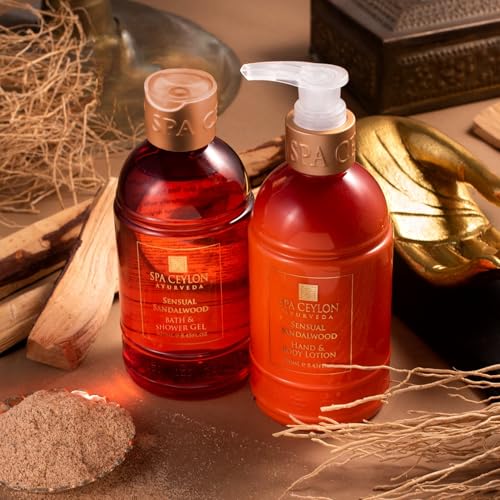 Image 5 of SPA CEYLON Sensual Sandalwood Bath & Body Duo Set 250ml x 2